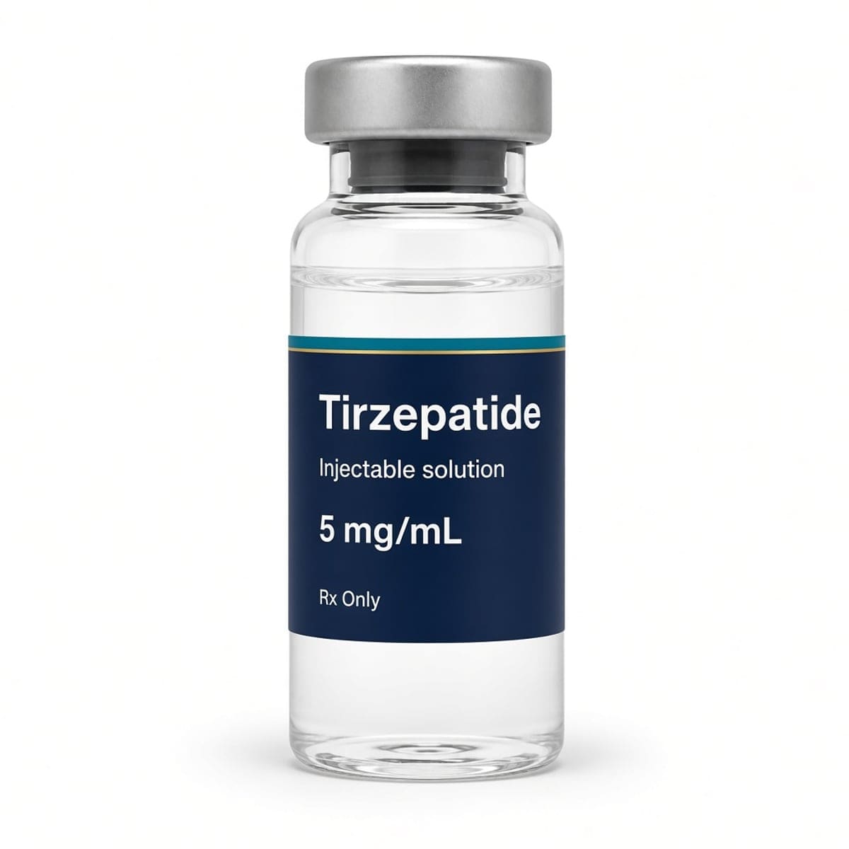 Tirzepatide vial — illustrative